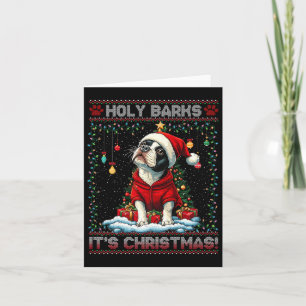 Tarjeta Decoraciones de árboles de navidad terribles de Bo