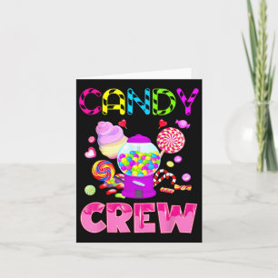 Tarjeta Decoraciones de Candy Land Candy Crew Sweetie Cand
