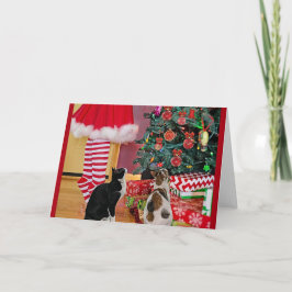 Tarjeta Decorando El Árbol