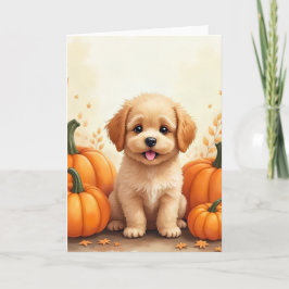 Tarjeta Decorativa de Cachorro en Parche de Calaba