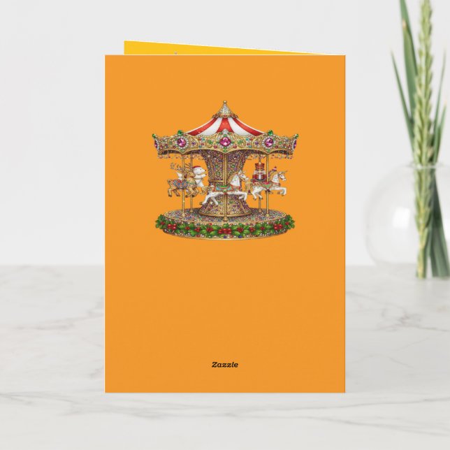 Tarjeta Decorativa de Navidad (Reverso)