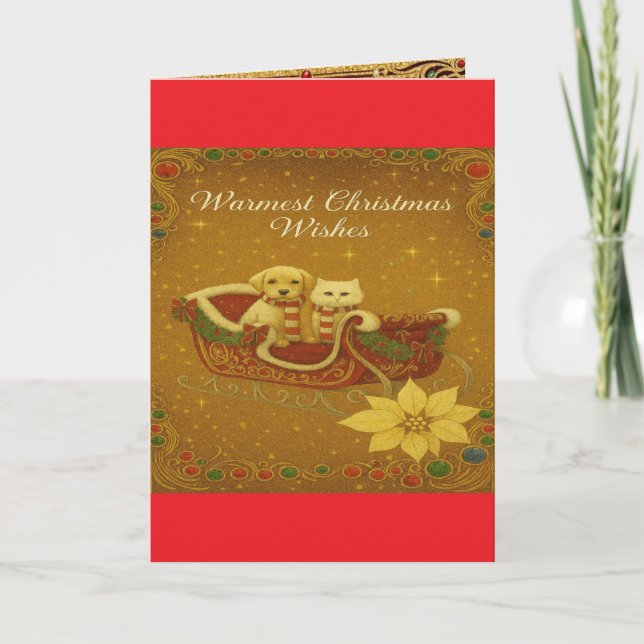 Tarjeta Decorativa de Navidad (Anverso)