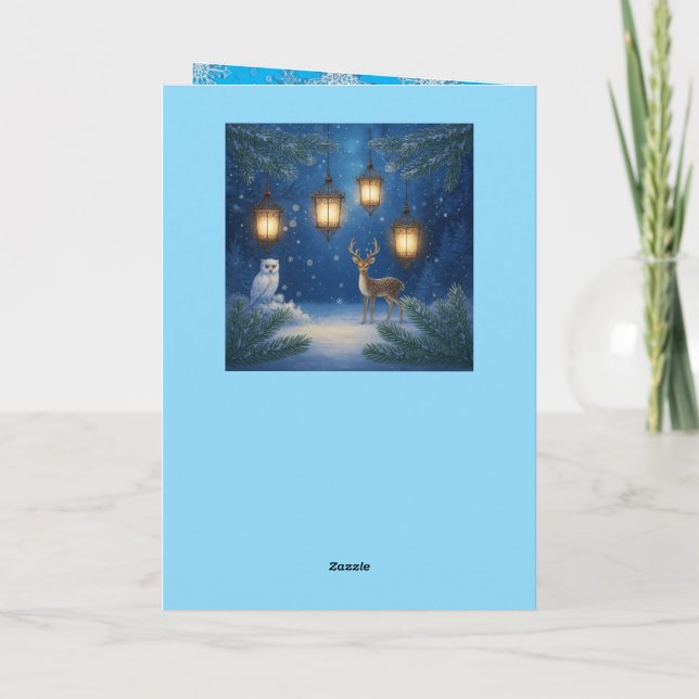 Tarjeta Decorativa de Navidad (Reverso)