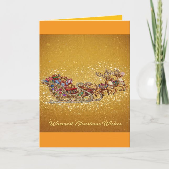 Tarjeta Decorativa de Navidad (Anverso)