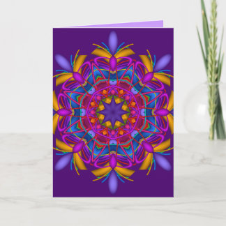 Tarjeta Decorative mandala birthday card