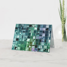 Tarjeta Deep Sea Liquid Mosaic Tile Art