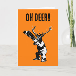 Tarjeta Deer Hunter Oh Deer