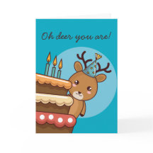Deer Pun Feliz Cumpleaños