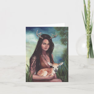 Tarjeta Deer Sidhe - Blank Notecard