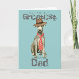 Tarjeta Deerhound Dad