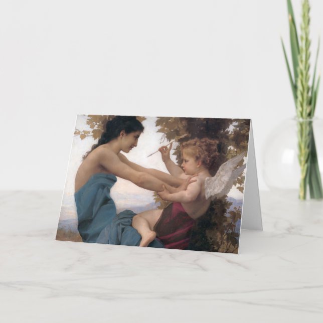 Tarjeta Defendiendo un corazón contra Eros Bougereau (Anverso)