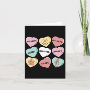 Tarjeta Defensor de la equidad del profesor de educación e