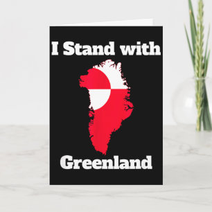 Tarjeta Defiende Groenlandia - No Está En Venta Me Pongo C