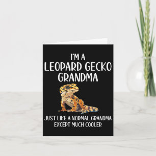 Tarjeta Definición de abuela de geco leopardo Amante de lo
