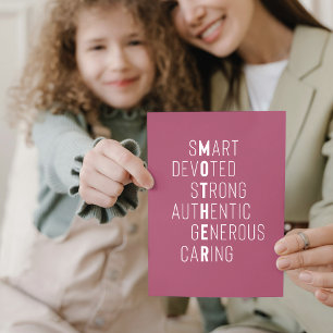 Tarjeta Definición de crucigrama madre palabras mamá moder