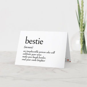 Tarjeta Definición De Diccionario Para El Cumpleaños De BE