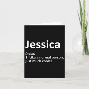 Tarjeta Definición de Jessica Gif de cumpleaños divertido