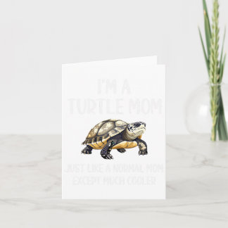 Tarjeta Definición de Mamá Tortuga Divertida Amante de los