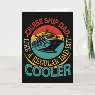 Tarjeta Definición de papá de crucero Camiseta más genial