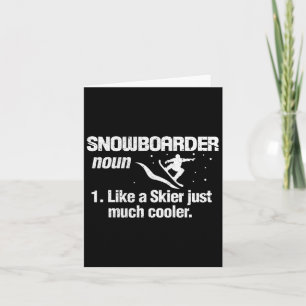 Tarjeta Definición De Snowboard Significando Snowboarding