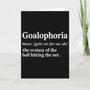 Tarjeta Definición divertida de fútbol Jugador de fútbol E
