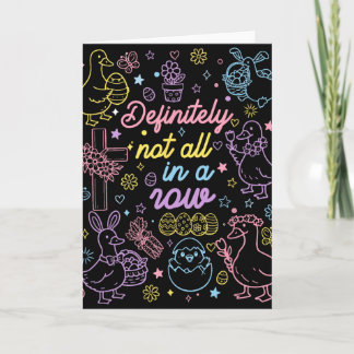 Tarjeta Definitely Not All In A Row Coquette Silly Goose E