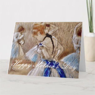 Tarjeta Degas Dancer Con Cinta Azul