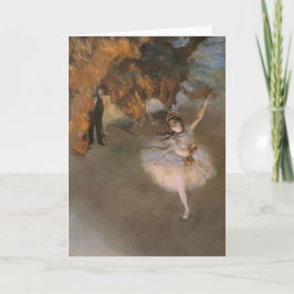 Tarjeta Degas La Estrella