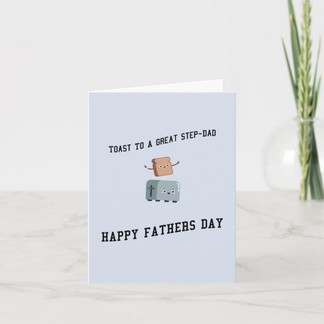 Tarjeta Degustación Por Un Gran Paso, Papá Feliz Día De Lo (Anverso)