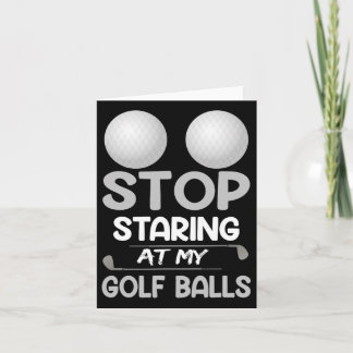 Tarjeta Deja De Mirar Mi Chiste Golf Club Golf Golf Sport