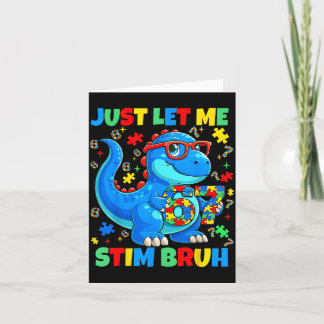 Tarjeta Deja Estimular Hermano Dinosaurio Conciencia de Au