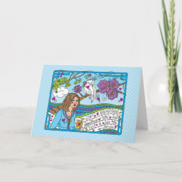 Tarjeta Dejar de pensar en exceso_tarjeta de saludo