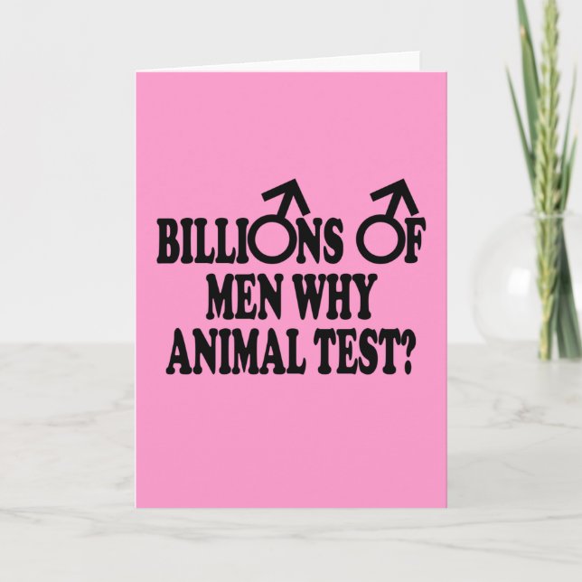 Tarjeta Dejar de probar el humor feminista cumpleaños (Anverso)