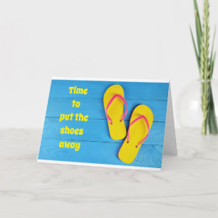 TARJETA DEJAR LOS ZAPATOS Y COGER SUS FLUJOS DE VUELO