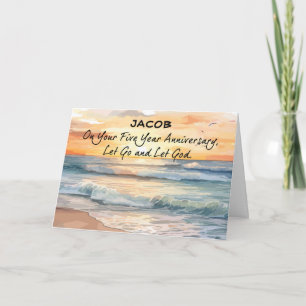 Tarjeta Dejemos que Dios recupere el 5° aniversario