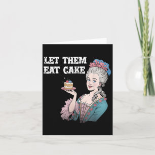 Tarjeta Dejemos Que Se Coman Tartas Graciosas Marie Antion