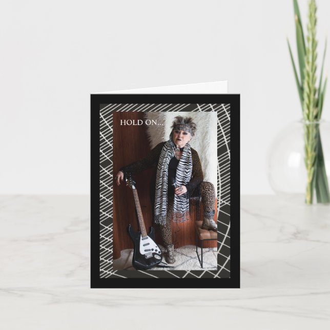 Tarjeta Déjenme sobrepensar esto en un minuto (Anverso)