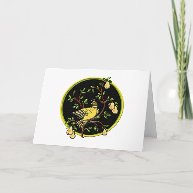 Tarjeta del 1er día de Navidad (en blanco) (Anverso)