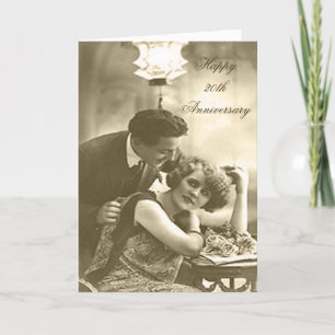 Tarjeta del 20 aniversario