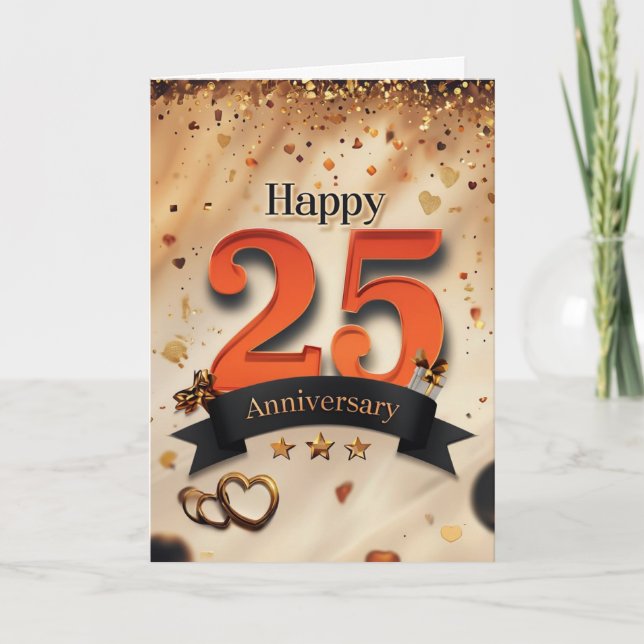 Tarjeta del 25 aniversario (Anverso)