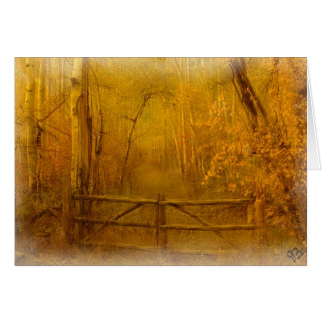 TARJETA DEL ACEITE DE LA PUERTA DE AUTUMS (Anverso (Horizontal))