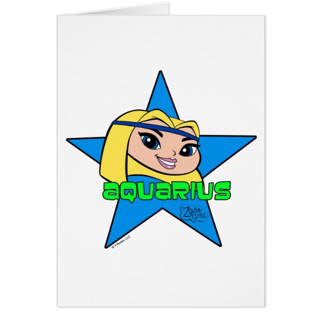 Tarjeta del acuario (Frente)