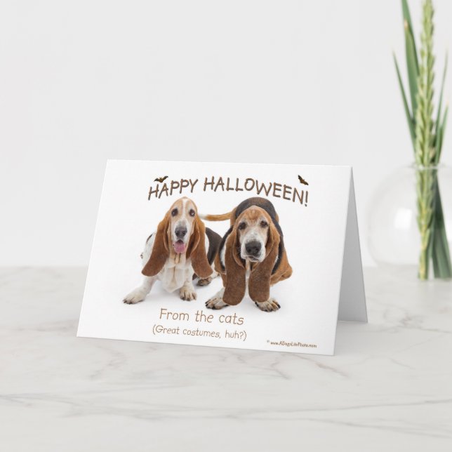 tarjeta del afloramiento de Halloween (Anverso)