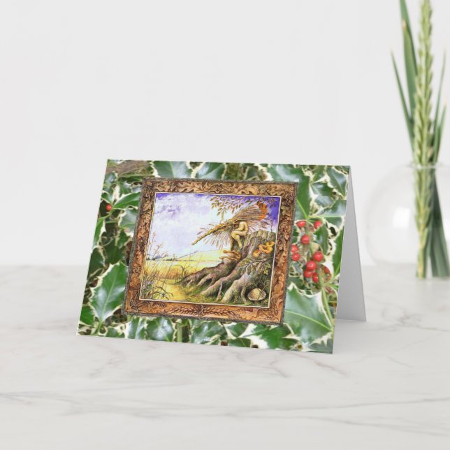 Tarjeta del alcohol del acebo (Anverso)