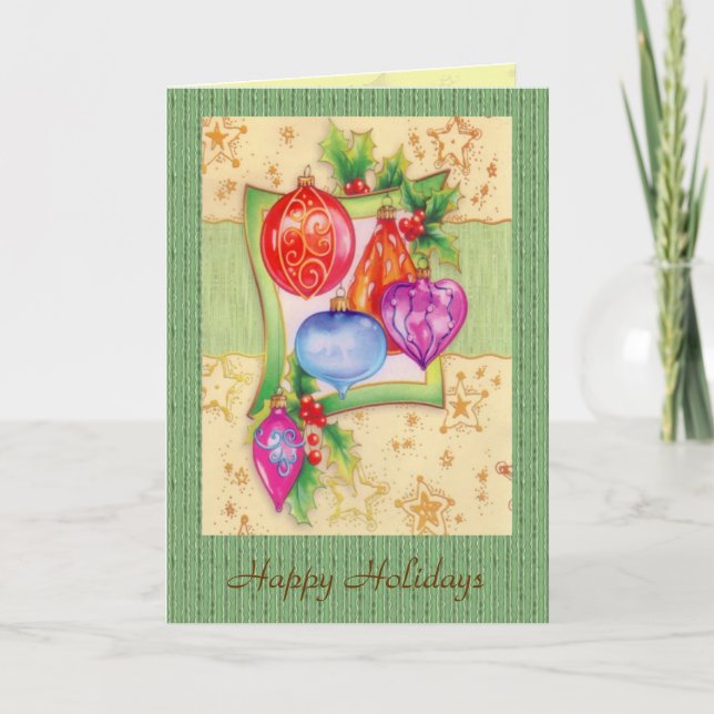 Tarjeta del alcohol del navidad (Anverso)