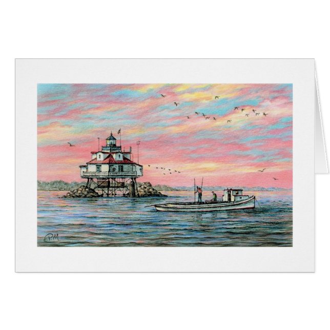 Tarjeta del amanecer del punto de Paul McGehee (Anverso (Horizontal))