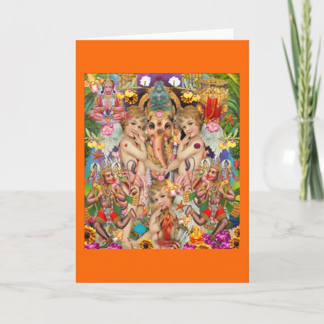 Tarjeta del amor de Ganesh (Anverso)