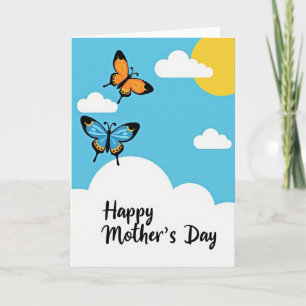 Tarjeta del Amor de la Madre del Cielo Azur