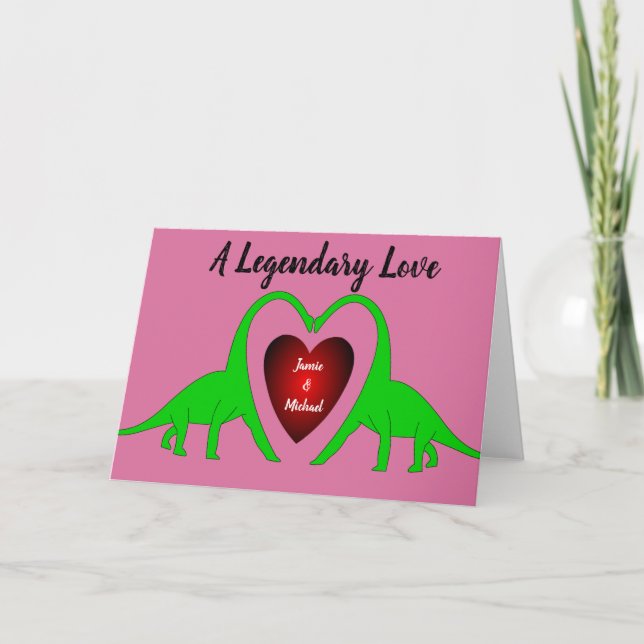 Tarjeta del amor de la tarjeta del día de San (Anverso)