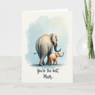 Tarjeta del Amor de las Madres Ternera Melocotón